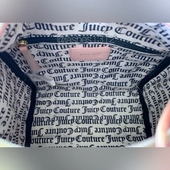 JUICY COUTURE Bag Be Classic II Satchel - Pink with Rhinestones - Picture 6 of 9